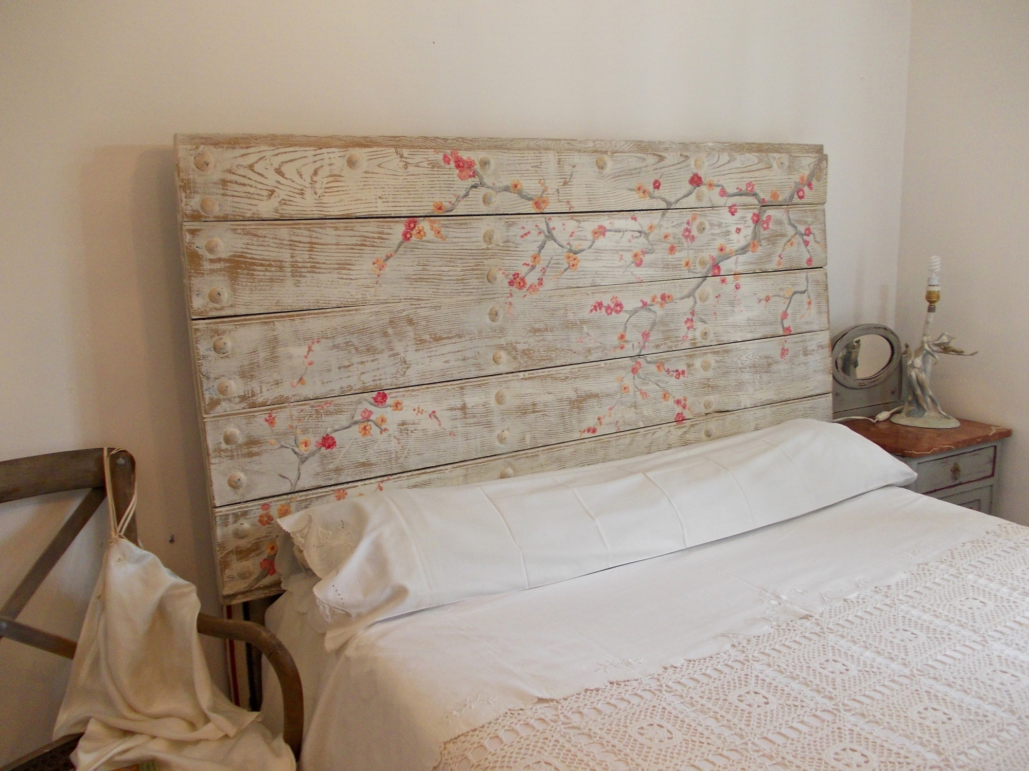 Cabecero rústico shabby / Rustic shabby Headboard Bohemian and Chic