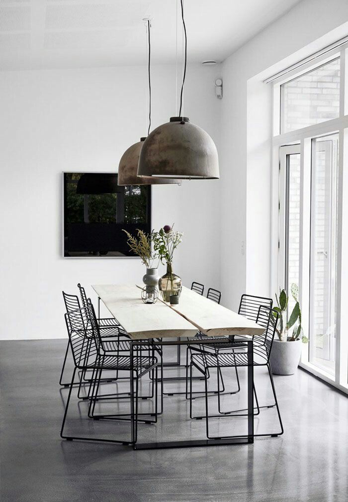 45 ideas para decorar con mesas de comedor de madera y forja ... 45 ideas para decorar con mesas de comedor de madera y forja ...