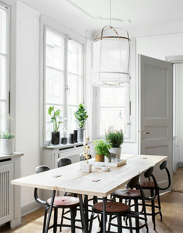 45 ideas para decorar con mesas de comedor de madera y forja ... 45 ideas para decorar con mesas de comedor de madera y forja ...