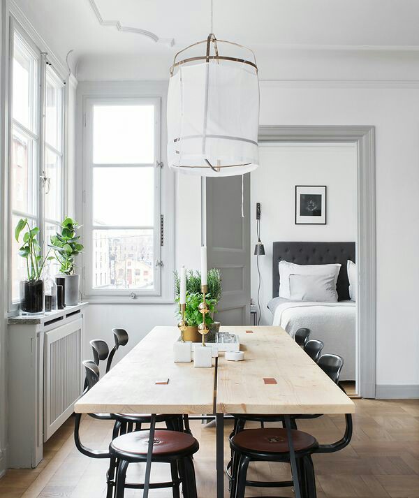45 ideas para decorar con mesas de comedor de madera y forja ... 45 ideas para decorar con mesas de comedor de madera y forja ...