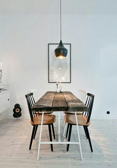 45 ideas para decorar con mesas de comedor de madera y forja ... 45 ideas para decorar con mesas de comedor de madera y forja ...