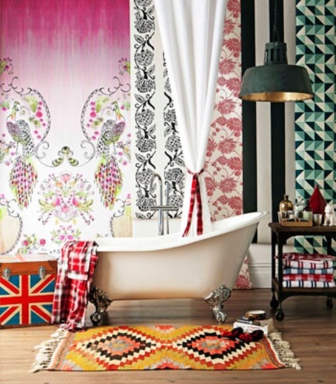 24 Ideas de baños de estilo bohemio | Tienda online de decoración y