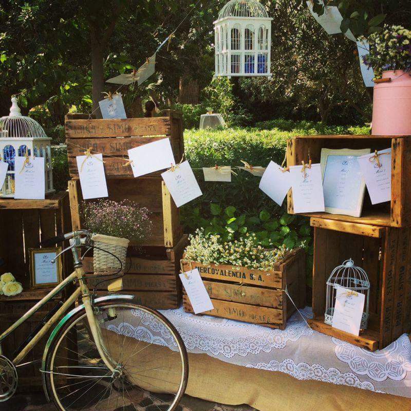 24 ideas para decorar con cajas de frutas una boda | Tienda online de