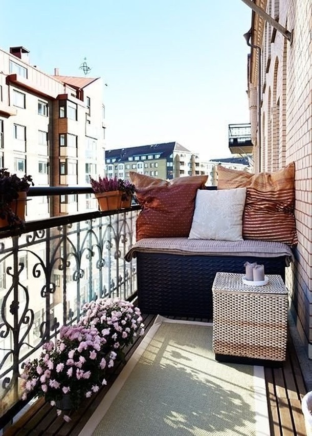 24 ideas para decorar pequeños balcones | Tienda online de decoración y