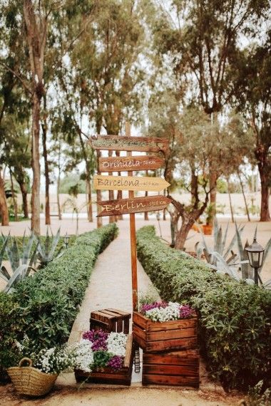 16 ideas para decorar con cestas una boda