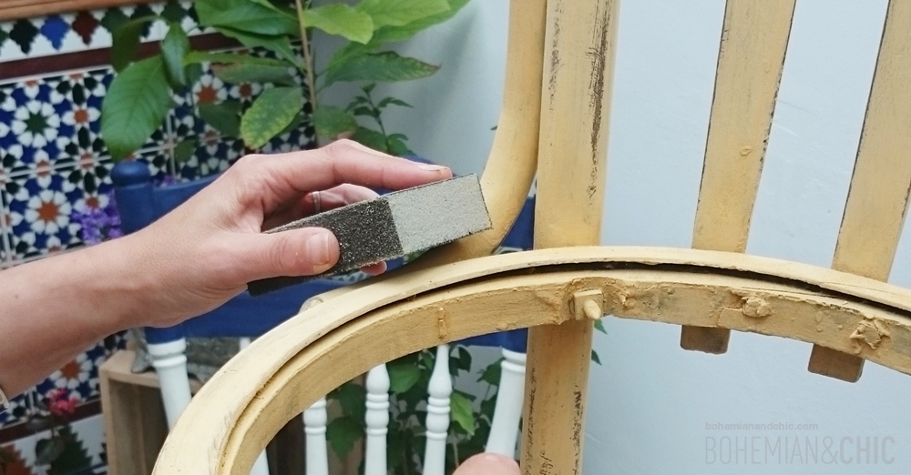 Cómo convertir una vieja silla en macetero con Milk Paint