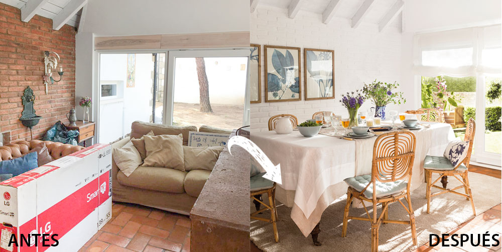 El asombroso cambio de una casa renovada a base de pintura