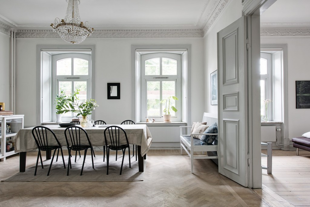 Un gran piso que rebosa elegancia