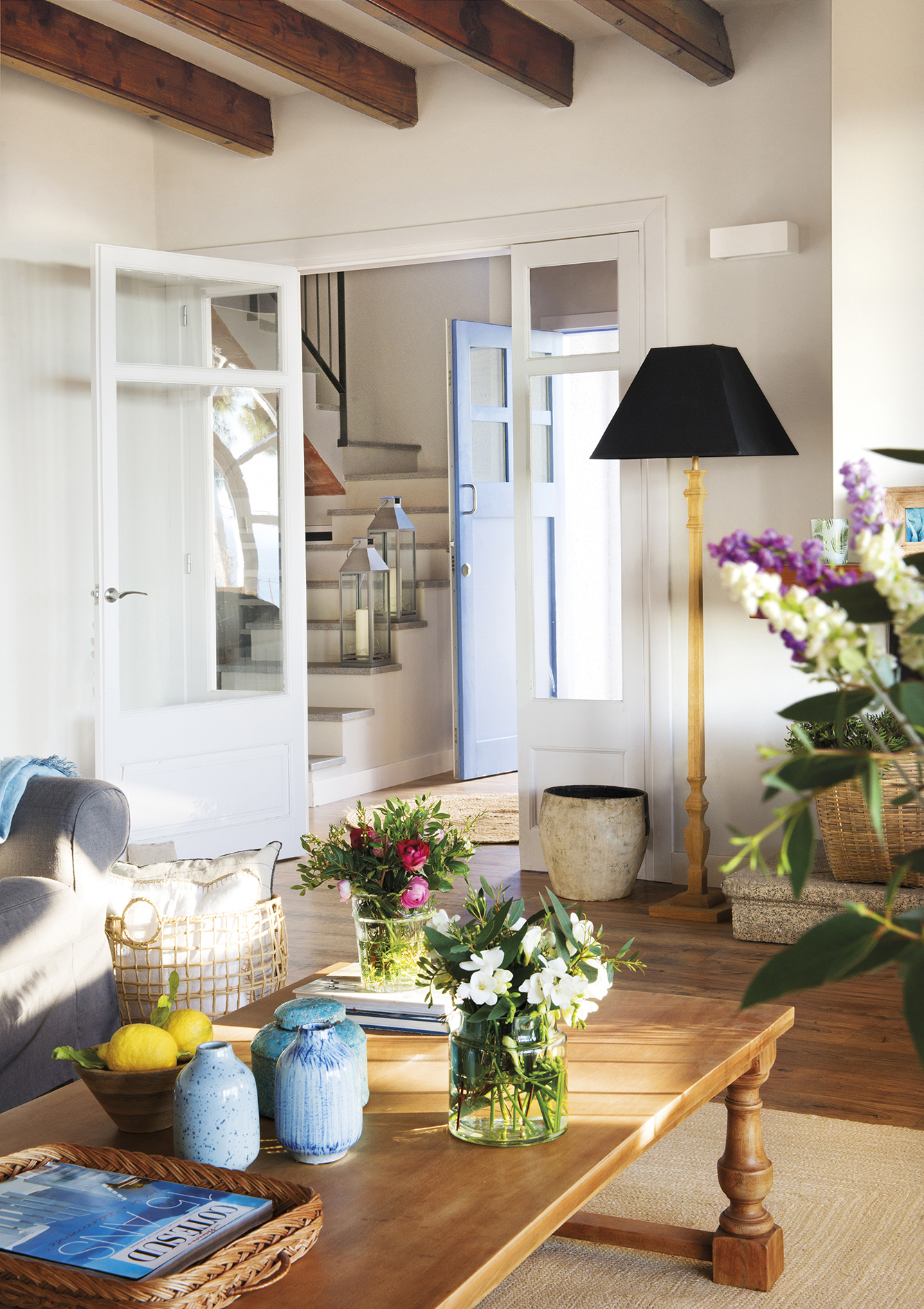 Una casa en el compo con vistas al mar