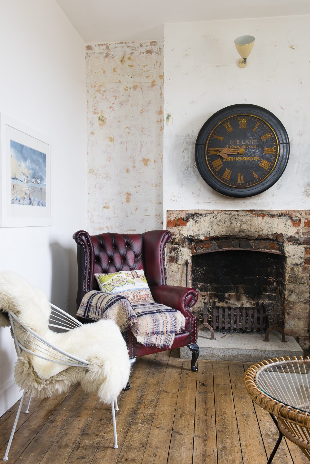 Una casa en la costa  con alma vintage