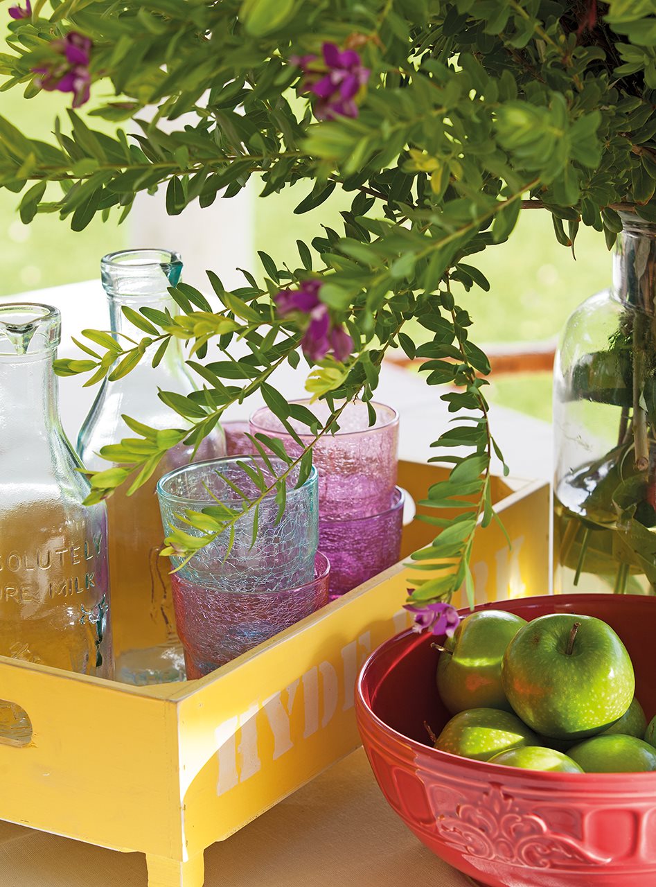 Una hermosa casa de campo mix de color y charme