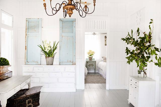 Una hermosa casa decorada con piezas vintage