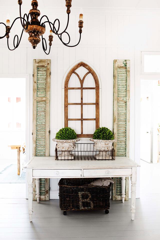 Una hermosa casa decorada con piezas vintage