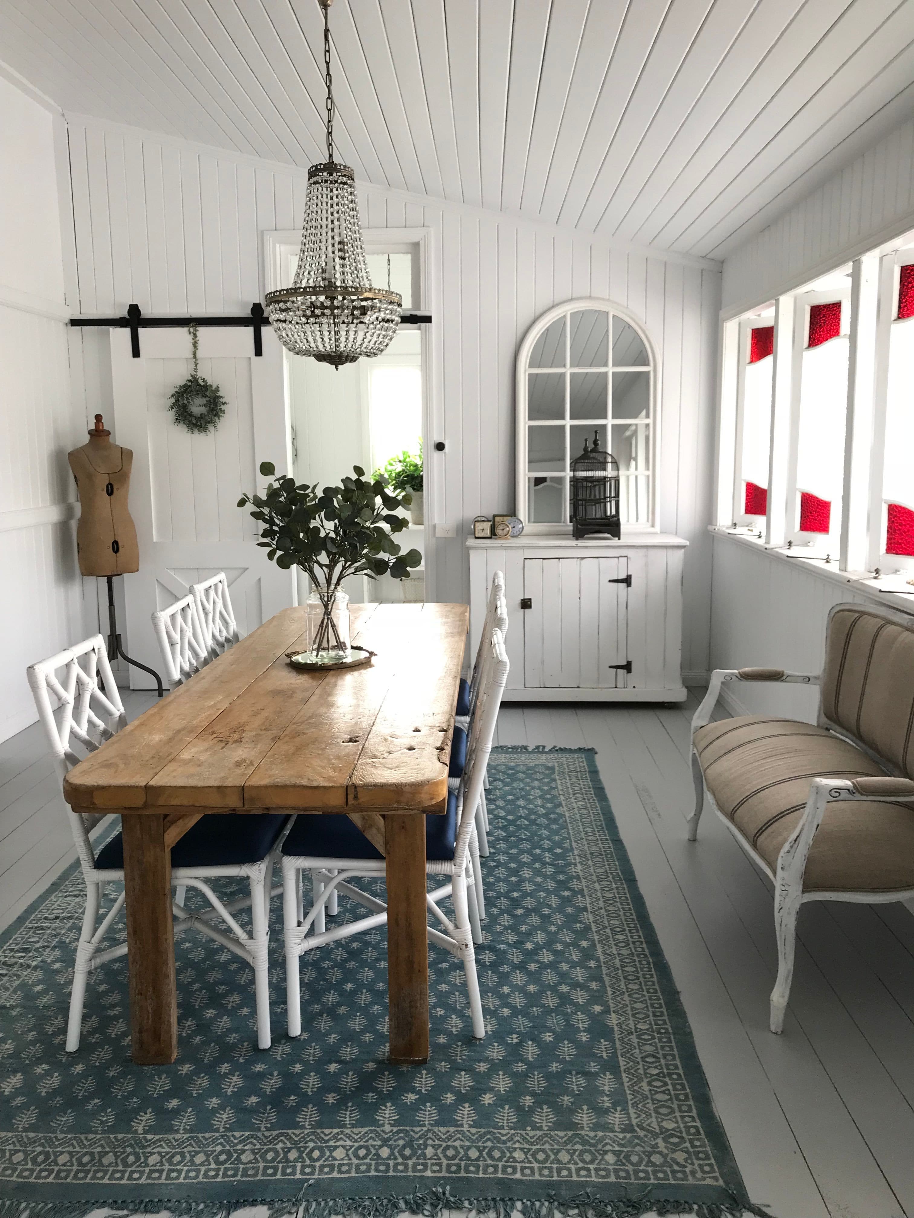 Una hermosa casa decorada con piezas vintage