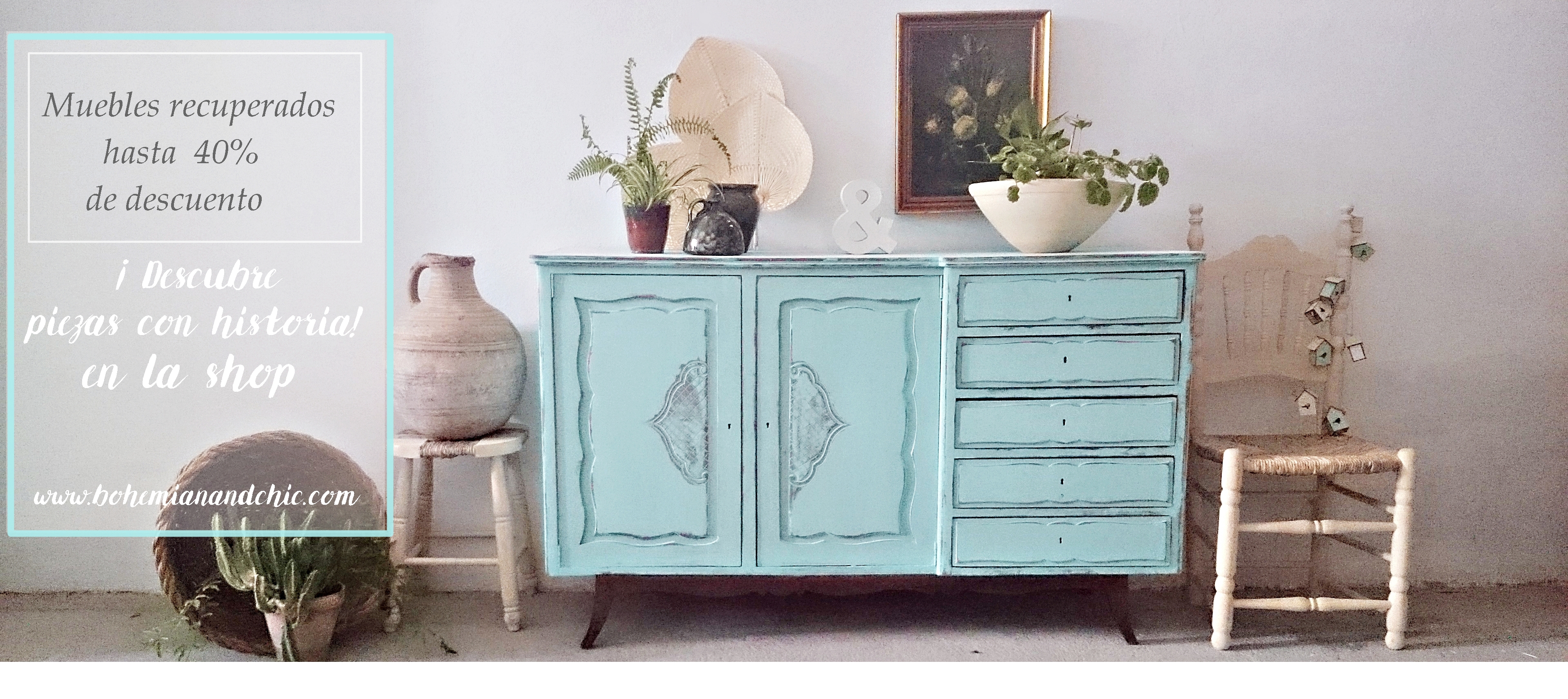 aparador vintage mint