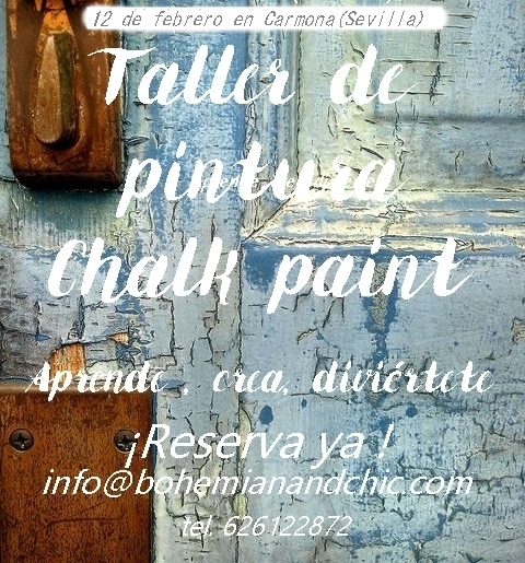 taller de pintura Chalk Paint técnicas básicas