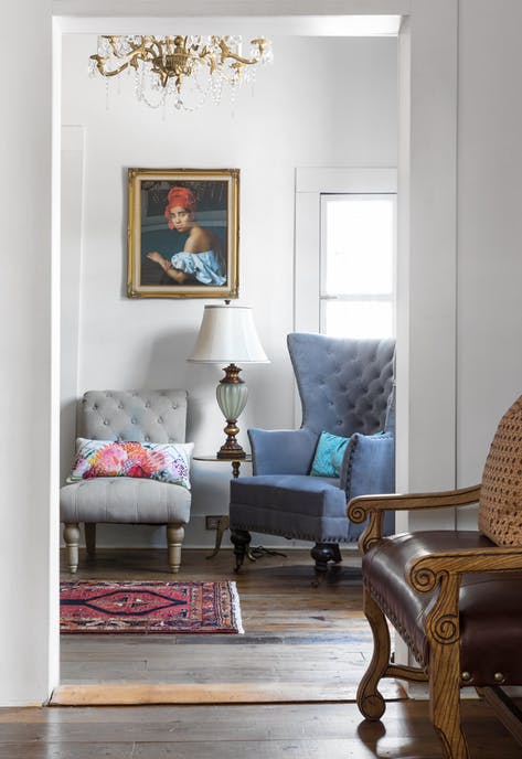 una casa de estilo bohemio en Nueva Orleans