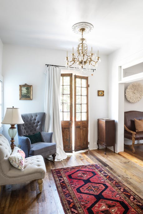 una casa de estilo bohemio en Nueva Orleans