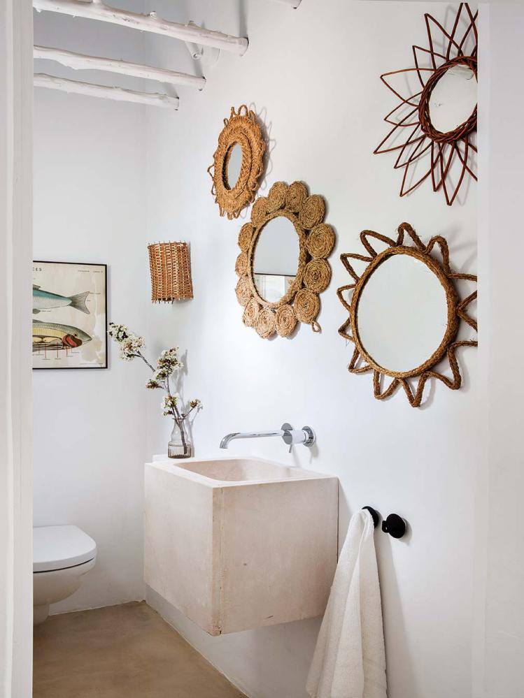 una casa en Ibiza  con un estilo muy natural