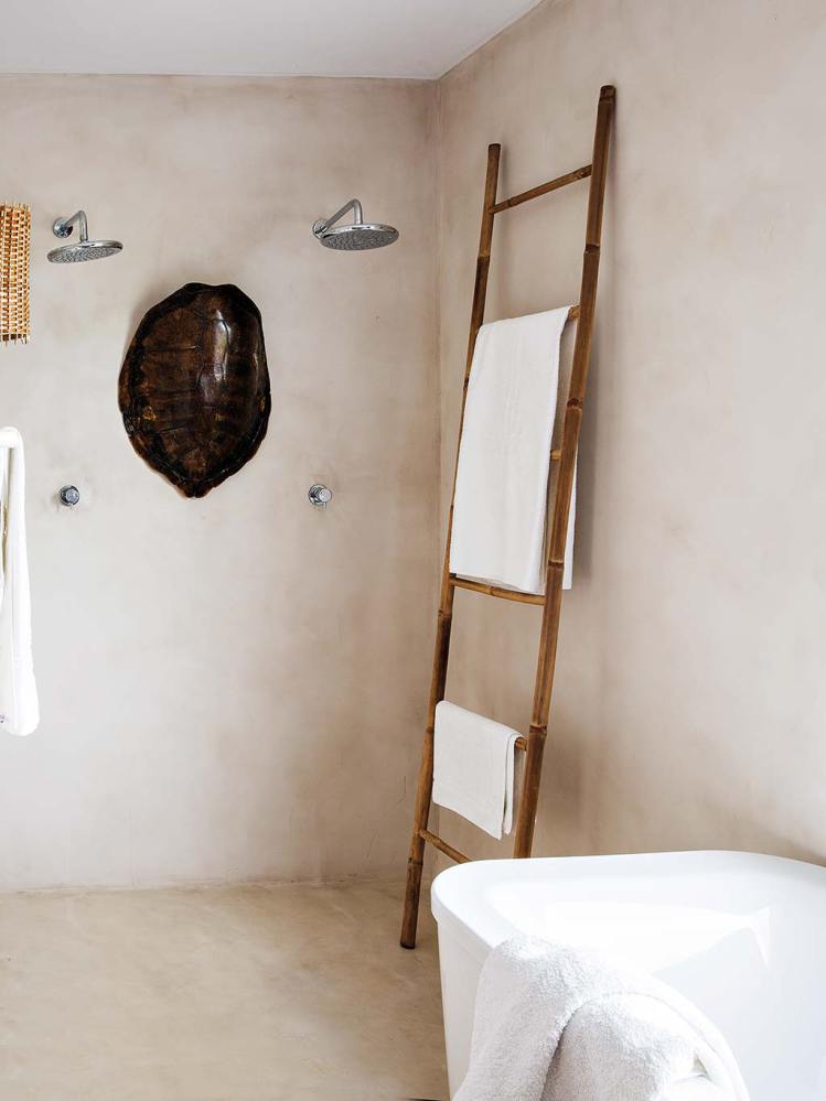 una casa en Ibiza  con un estilo muy natural