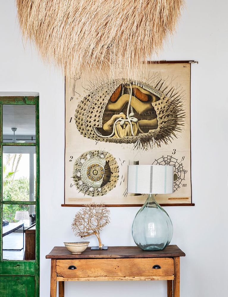 una casa en Ibiza  con un estilo muy natural