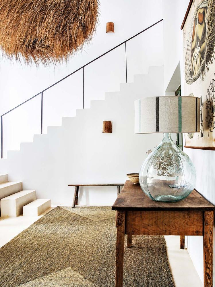 una casa en Ibiza  con un estilo muy natural
