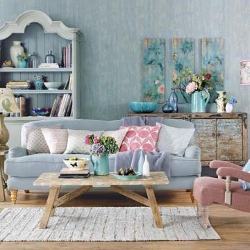 Decorar con el color blue serenity