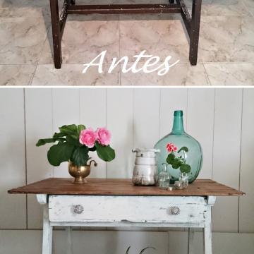 Antes y después de una mesa