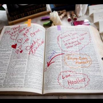 ideas para libros de firmas