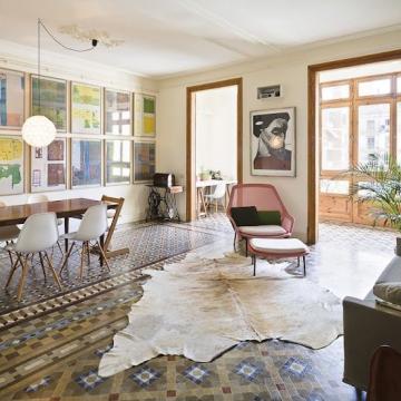 Decorar con baldosas hidráulicas