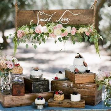 Decorar con cajas de frutas