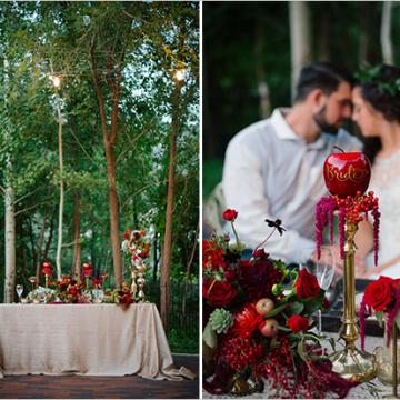Boda inspirada en blancanieves