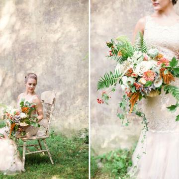 Inspiración de boda que huele a bosque