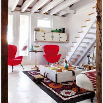 Casa convertida en oasis urbano en Madrid