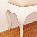 banqueta shabby chic blanco decapado