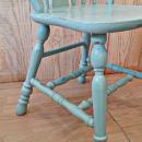 silla vintage verde pastel