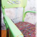 Sillón vintage sesentero verde