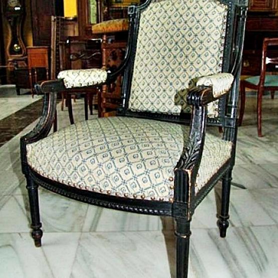 Sillón estilo Napoleón del 1900