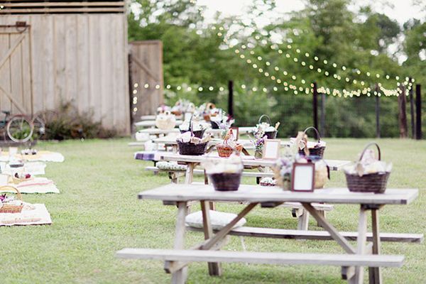 19 ambientes para la decoración de bodas en el exterior