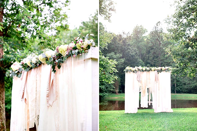 Pérgola floral