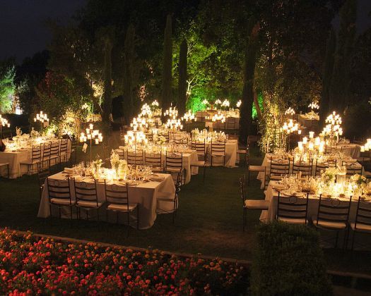 Ideas bonitas iluminación para tu boda