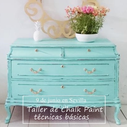 Taller de Chalk Paint técnicas básicas 9 de junio en Sevilla