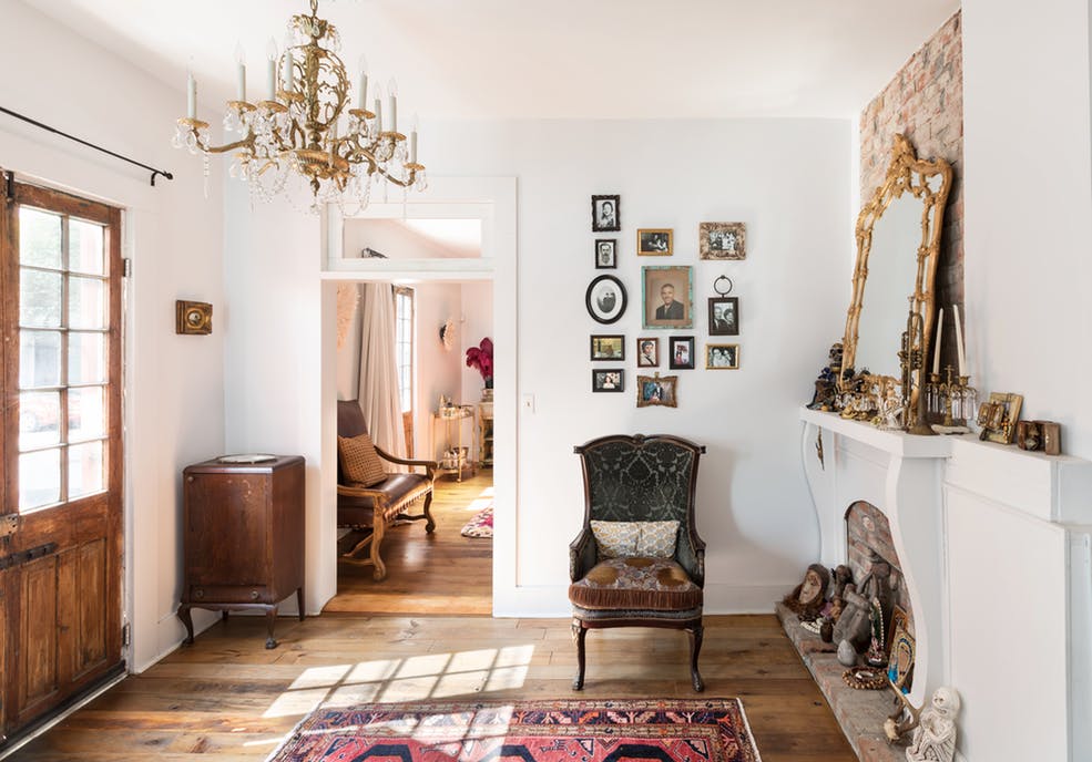 una casa de estilo bohemio en Nueva Orleans