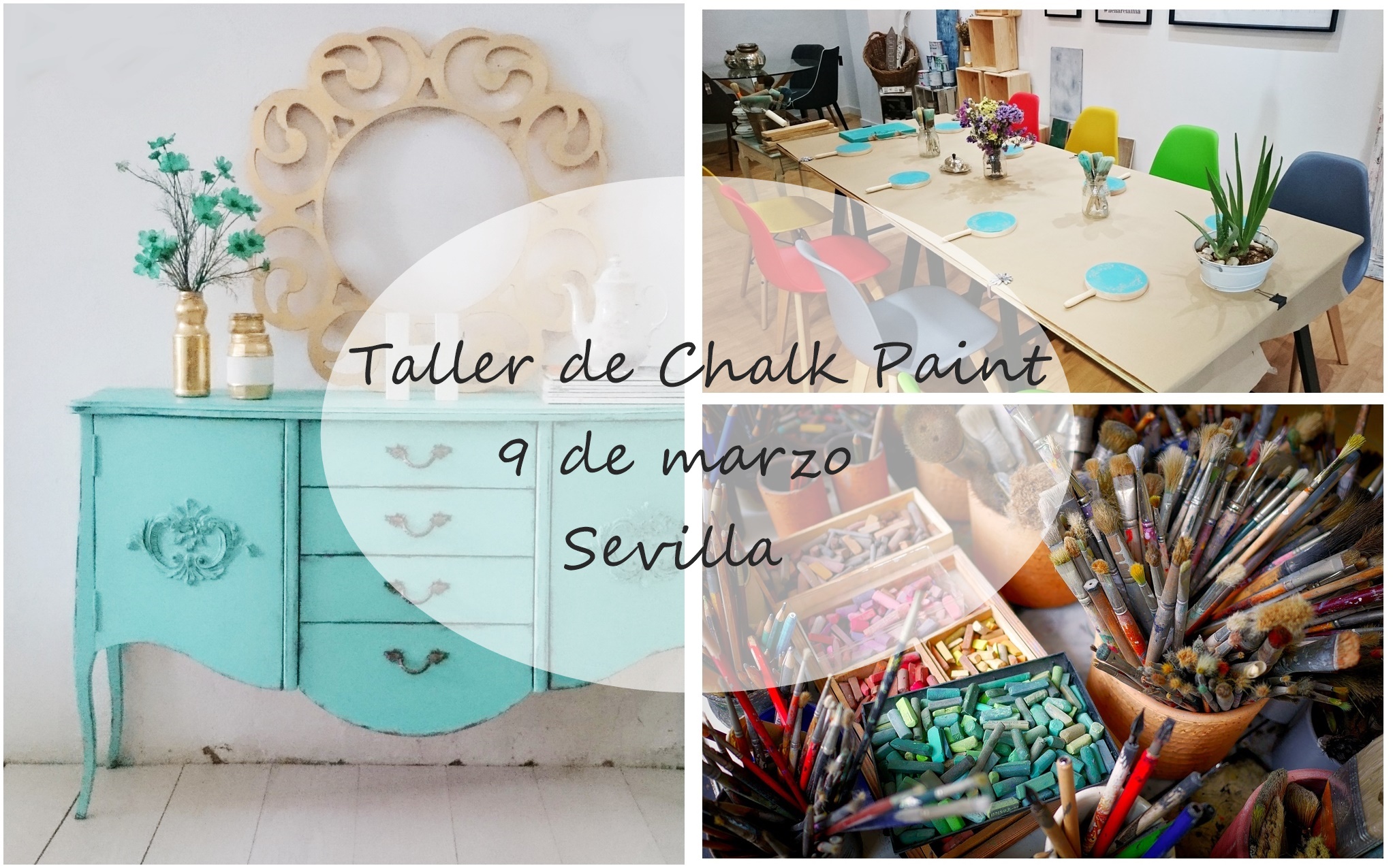 Taller de Chalk Paint técnicas básicas 9 de marzo en Sevilla