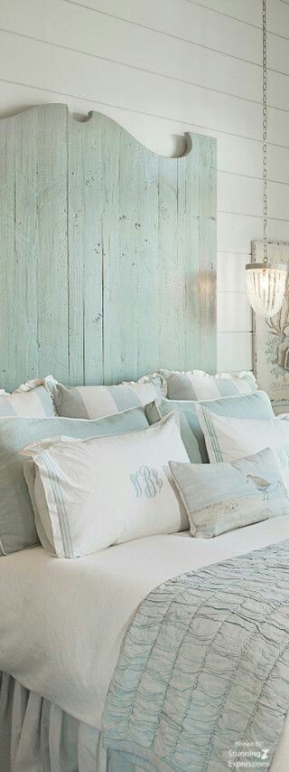 15 ideas de cabeceros en color mint para inspirarte