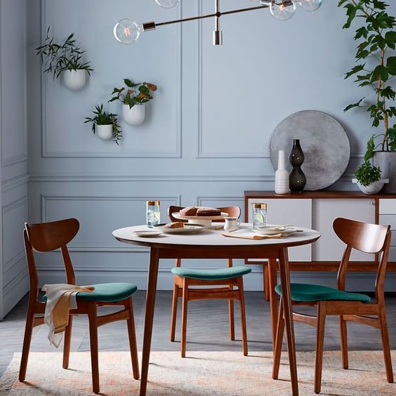 37 ideas para decorar con una mesa redonda en tu hogar