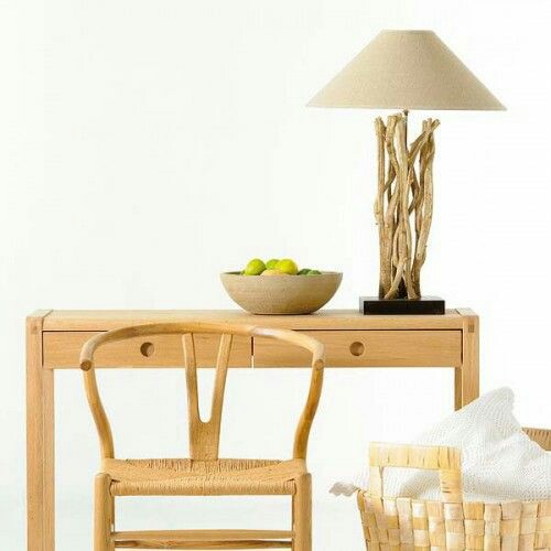 Belleza natural Lámparas artesanales de madera de olivo