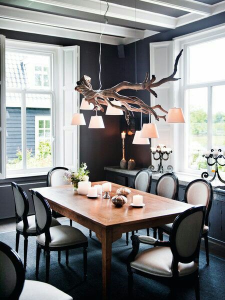 Belleza natural Lámparas artesanales de madera de olivo