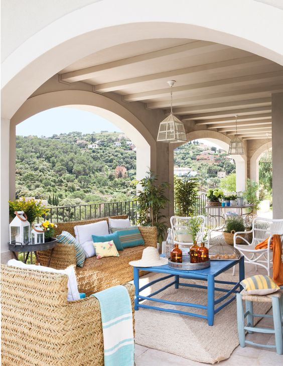 El esparto : 30 ideas para decorar el exterior de la casa