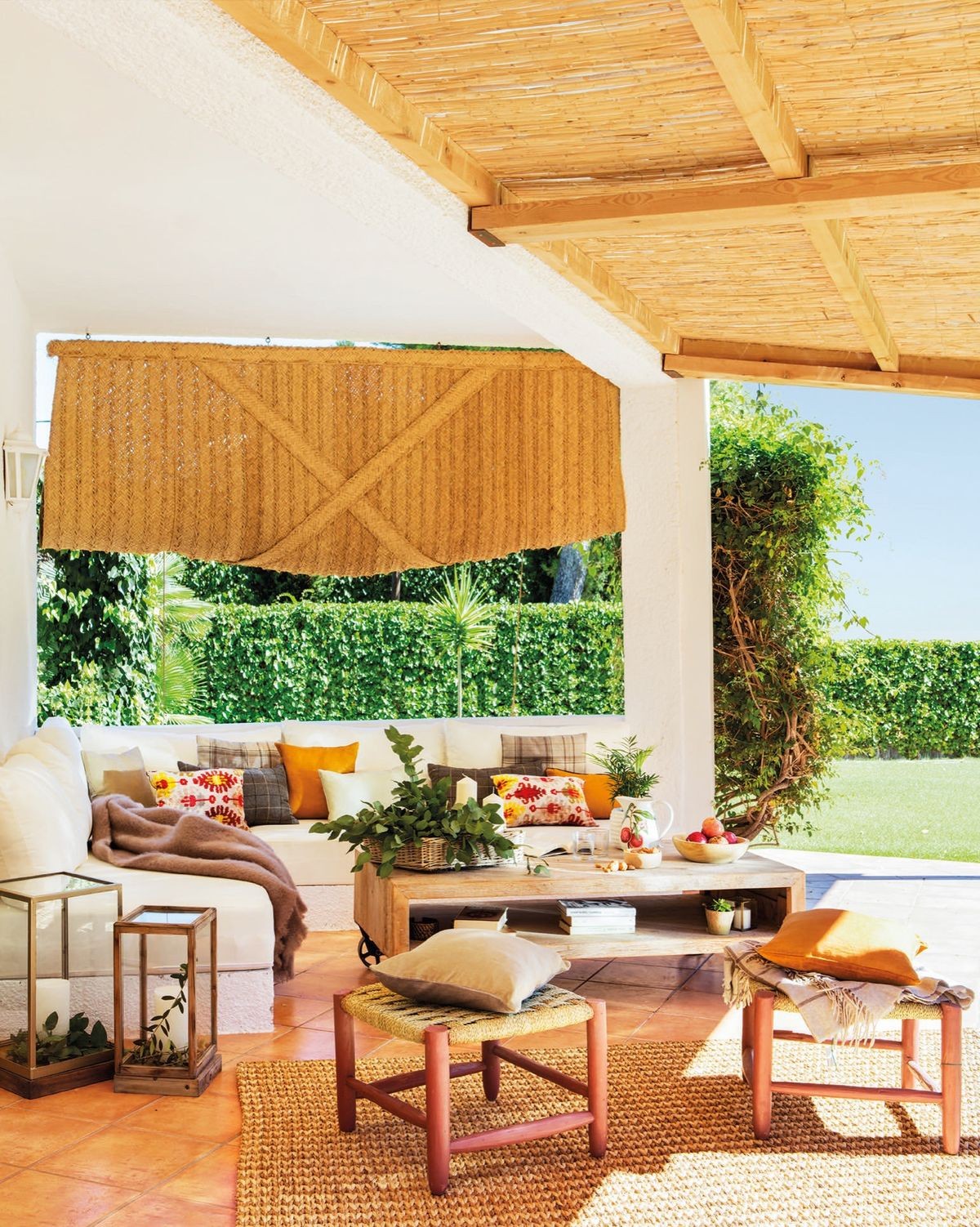 El esparto : 30 ideas para decorar el exterior de la casa